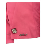 Gaelle Pink Solid Color Crop Jacket for Girls