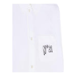 N°21 Camicia Tinta Unita con Stampa per Bambina N2102U BIANCO N°21 
