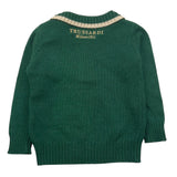 TRUSSARDI polo manica lunga in maglia tinta unita Verde per Neonato TIA25151PO VERDE TRUSSARDI 