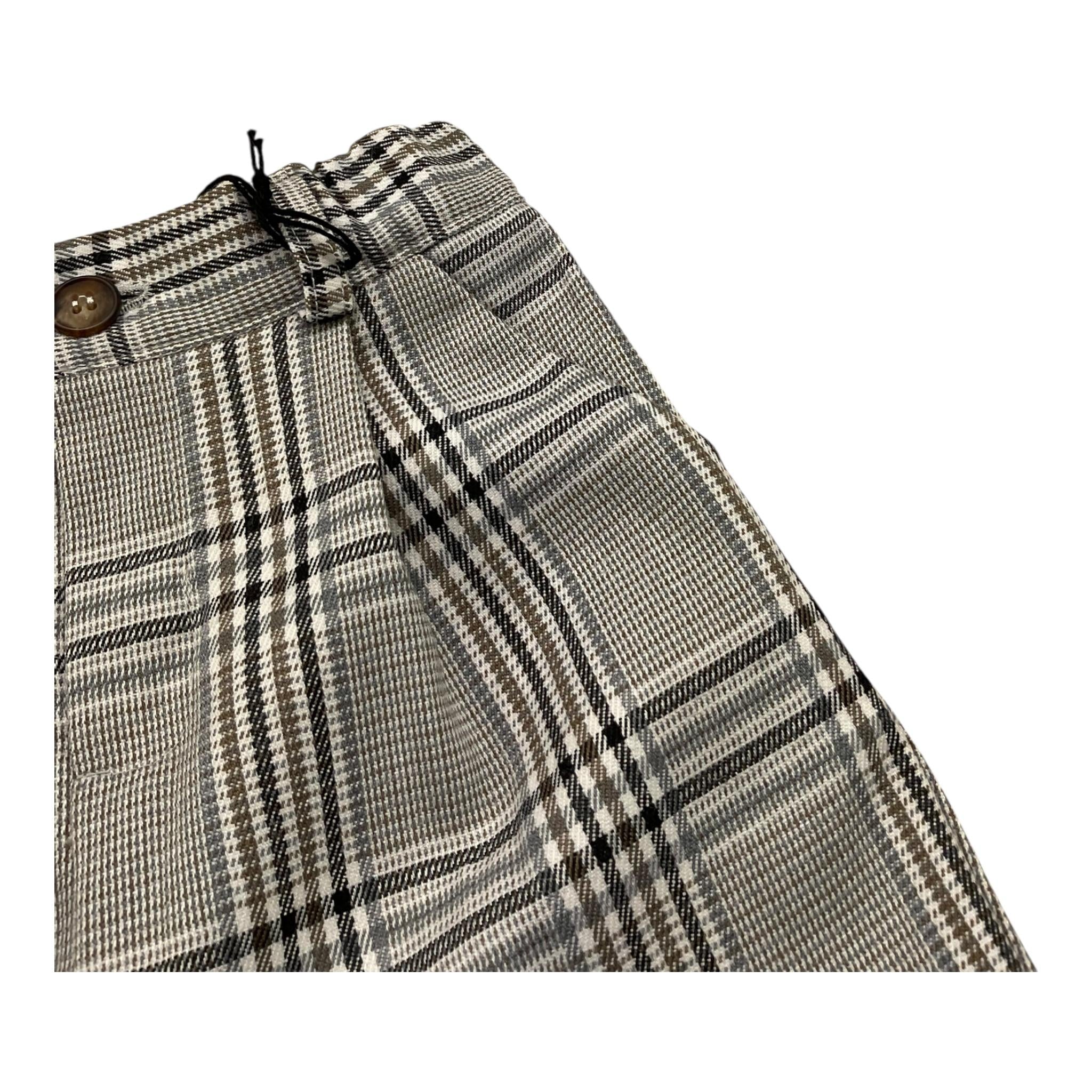 BARCELLINO bermuda tinta unita con fantasia a righe Grigio per Neonato SHORT GRIGIO BARCELLINO 