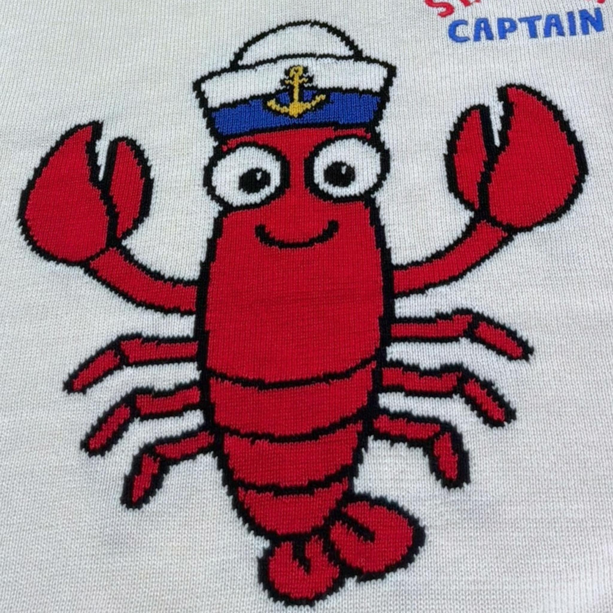 Saint Barth Maglia Tinta Unita con Stampa per Bambino 01040L BEIGE SAINT BARTH 