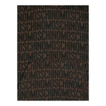MOSCHINO felpa tinta unita logata con cappuccio Marrone per Bambino HUF08C MARRONE MOSCHINO 