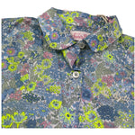 Saint Barth Abito Mezza Manica Stampa Fantasia Floreale per Bambina MSSS0001 BLU SAINT BARTH 