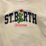 SAINT BARTH felpa girocollo tinta unita con stampa Panna per Bambino HUT000004 PANNA SAINT BARTH 