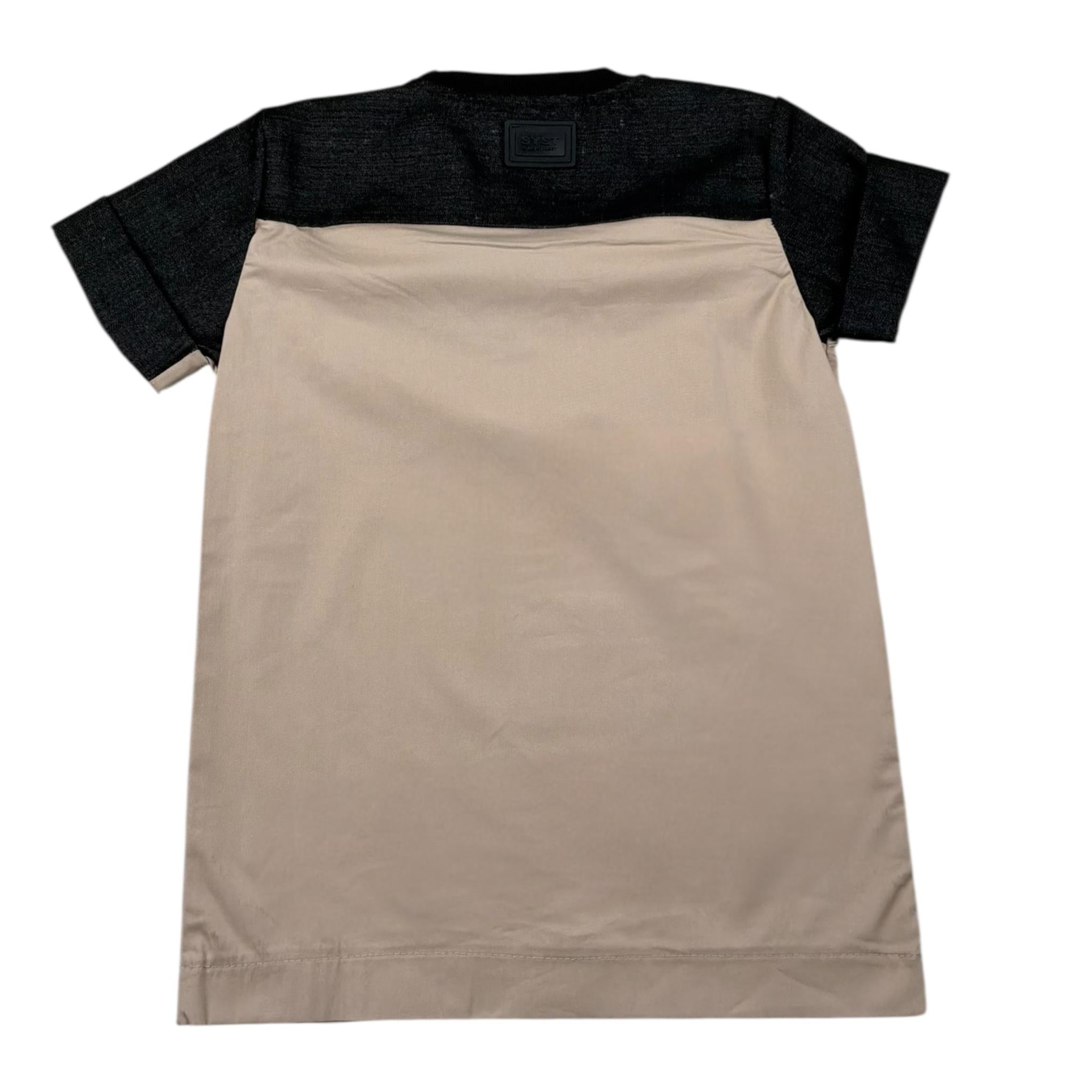 Stay Street T-Shirt Girocollo Tinta Unita per Bambino TB2001 BEIGE STAY STREET 