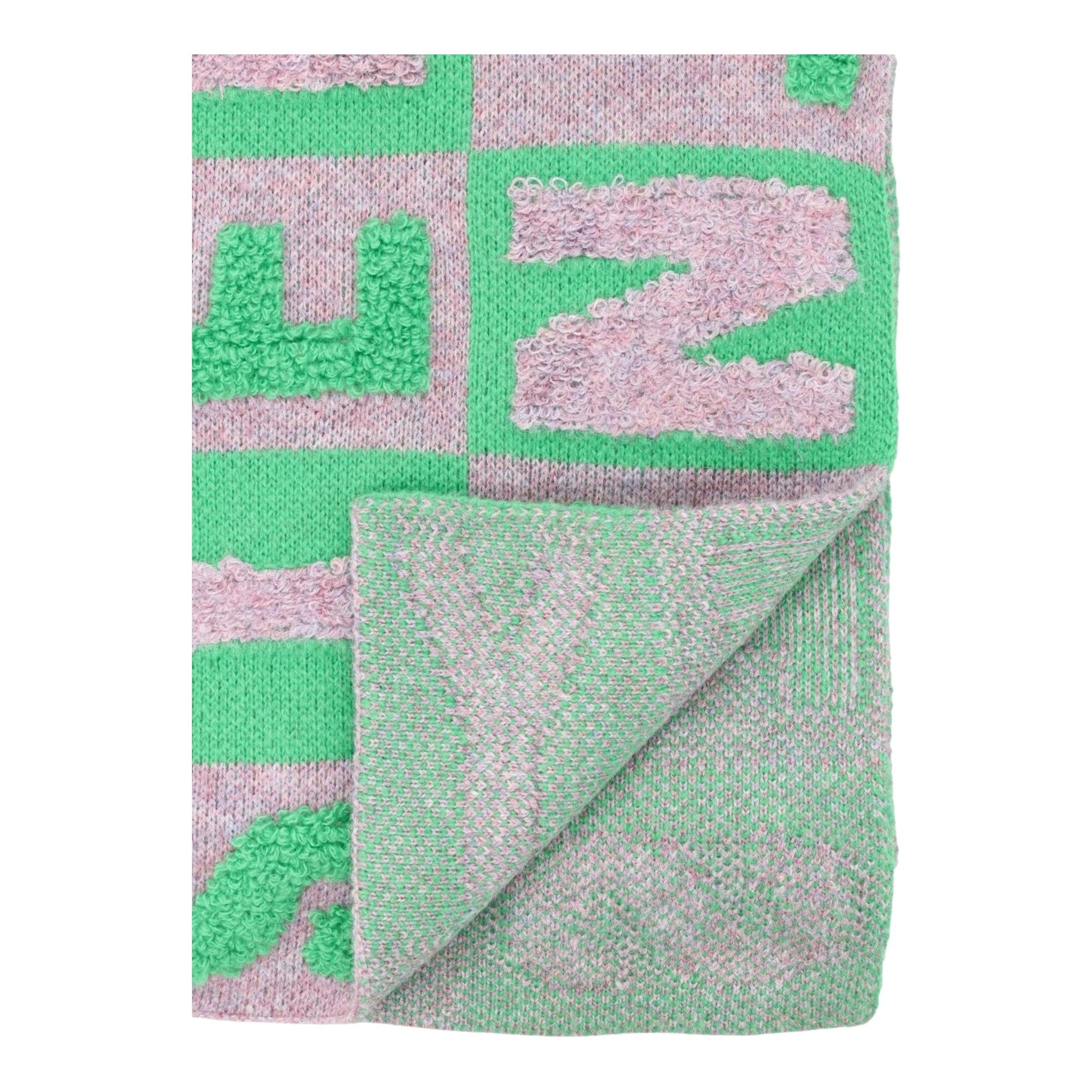 STELLA McCARTNEY sciarpa bicolore con lettere Rosa/verde per Bambina TV0C33 ROSA/VERDE STELLA McCARTNEY 