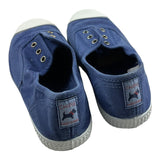 Chipie Sneakers Solid Color With Contrast Sole Blue For Kids