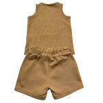 John Richmond Completo 2 Pezzi Canotta-Bermuda Tinta Unita per Neonato RIP26005CJ MARRONE JOHN RICHMOND 