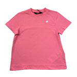 K-Way T-Shirt Girocollo Tinta Unita con Stampa per Bambina K2151LWW ROSA K-WAY 