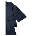 Trussardi Completo 3 Pezzi Giacca-Gilet-Pantalone Tinta Unita per Bambino TIP25063GCJ BLU TRUSSARDI 