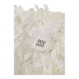 Dou Dou T-Shirt Girocollo Tinta Unita con Applicazioni per Bambina DW5A61 PANNA DOU DOU 