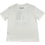 Just Cavalli T-Shirt Girocollo Tinta Unita con Stampa per Bambino JBP26071TS BIANCO JUST CAVALLI 
