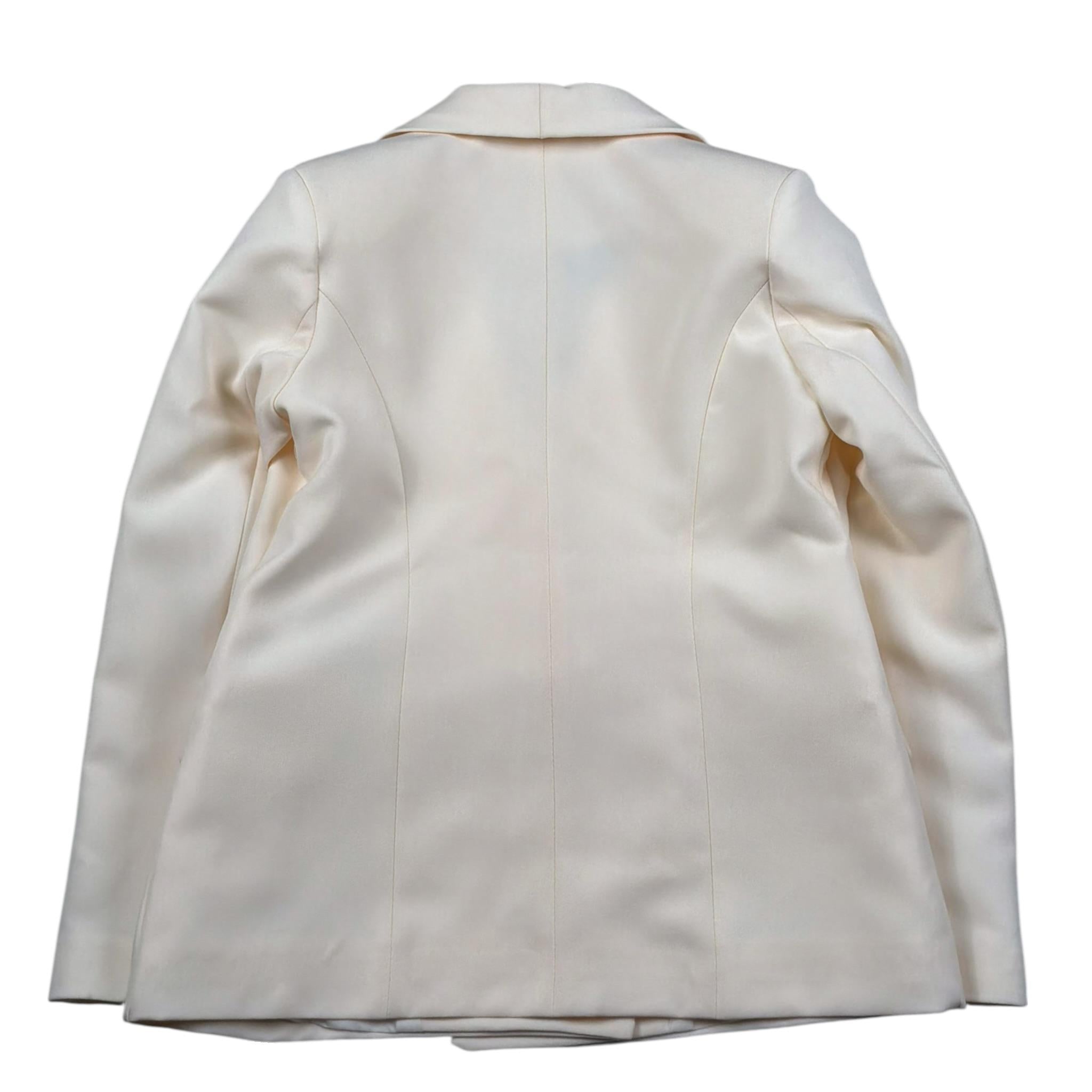 Fun & Fun Giacca Tinta Unita Doppiopetto per Bambina FCJJK01126 CREMA FUN & FUN 