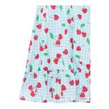 Saint Barth Abito Bretelline Tinta Unita per Bambina MKI000104 AZZURRO SAINT BARTH 