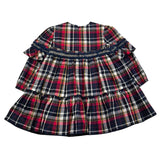 MIRANDA abito manica lunga fantasia scozzese Blu per Bambina 360250V BLU MIRANDA 