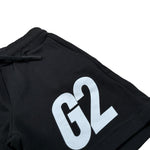 G2Firenze Bermuda tinta unita con Elastico In Vita Nero per Bambino G2LOGO NERO G2FIRENZE 