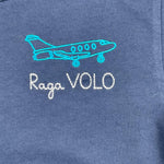 SAINT BARTH t-shirt girocollo tinta unita con stampa Blu per Bambino RAGA BLU SAINT BARTH 