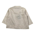 La Stupenderia Camicia Tinta Unita con Collo Coreano per Bambino TCCM73J BEIGE LA STUPENDERIA 