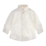 Guess Camicia Tinta Unita con Logo per Bambino N3YH04WE5W0J BIANCO GUESS 