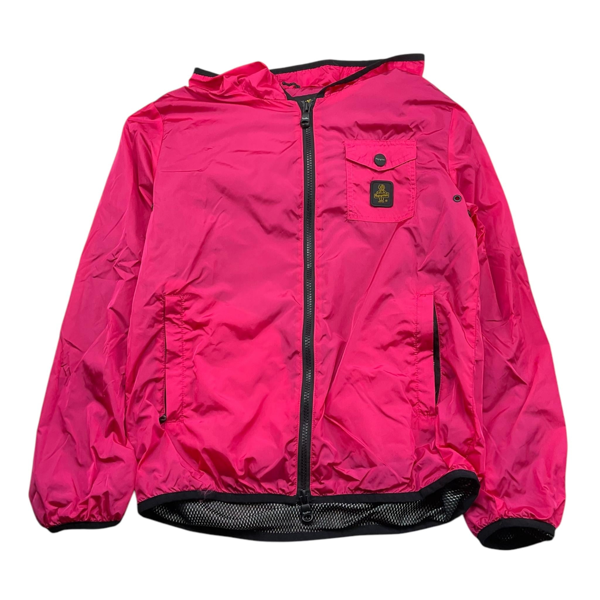 REFRIGIWEAR giubbino tinta unita con zip e cappuccio Fuxia per Bambina RW425 FUXIA REFRIGIWEAR 