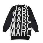 MARC ELLIS abito tinta unita con stampa mezzo collo Nero per Bambina JMJDR00110 NERO MARC ELLIS 