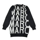 MARC ELLIS abito tinta unita con stampa mezzo collo Nero per Bambina JMJDR00110 NERO MARC ELLIS 