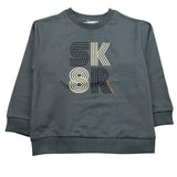 MAYORAL felpa chiusa girocollo tinta unita con stampa Grigio per Bambino 48833 GRIGIO MAYORAL 