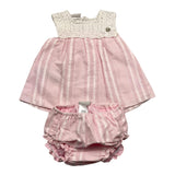 Paz Rodriguez 2 Piece Set Shirt-Panty Pink For Baby Girl