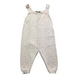 Wedoble Plain White Openwork Sleeveless Romper for Newborns