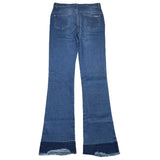 Twinset Jeans Solid Color Blue Flare Model For Girls