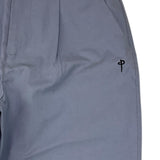 Cesare Paciotti Solid Color Trousers with Elastic Waistband Powder Blue for Boys