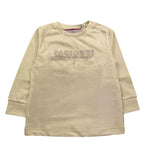 CESARE PACIOTTI shirt girocollo tinta unita con stampa Panna per Bambino TSP5373BJ PANNA CESARE PACIOTTI 