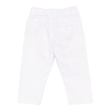 Trussardi Pantalone Tinta Unita con Elastico In Vita per Bambino TIP25060PAXXJ BIANCO TRUSSARDI 