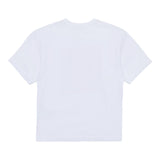 Max&amp;Co. Solid Color Crew Neck T-Shirt With Contrast Print White For Girls