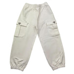Liu Jo Pantalone Tuta Tinta Unita con Tasconi per Neonata KA5089N BIANCO LIU JO 