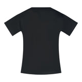Marc Ellis Solid Color Crew Neck Sequin T-Shirt Black For Girls