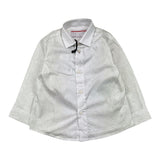 CESARE PACIOTTI camicia tinta unita con stampa Bianco per Neonato CMP5356B BIANCO CESARE PACIOTTI 