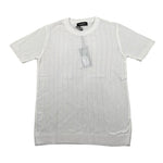 Numbers T-Shirt Girocollo In Filo Tinta Unita per Bambino FIL07 BIANCO NUMBERS 
