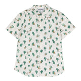 Moschino Plain Shirt With Bear And Cactus Print White For Boys
