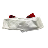 LA STUPENDERIA fascia tinta unita con fiocco Rosso per Neonata ABFA52 ROSSO LA STUPENDERIA 