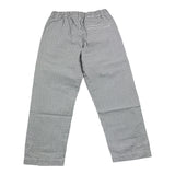 Aspesi Plain Trousers With Striped Pattern And Elastic Waist White For Boys