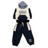 PLEASE completo 2 pezzi felpa-pantalone Blu per Neonato KT22040B65 BLU PLEASE 