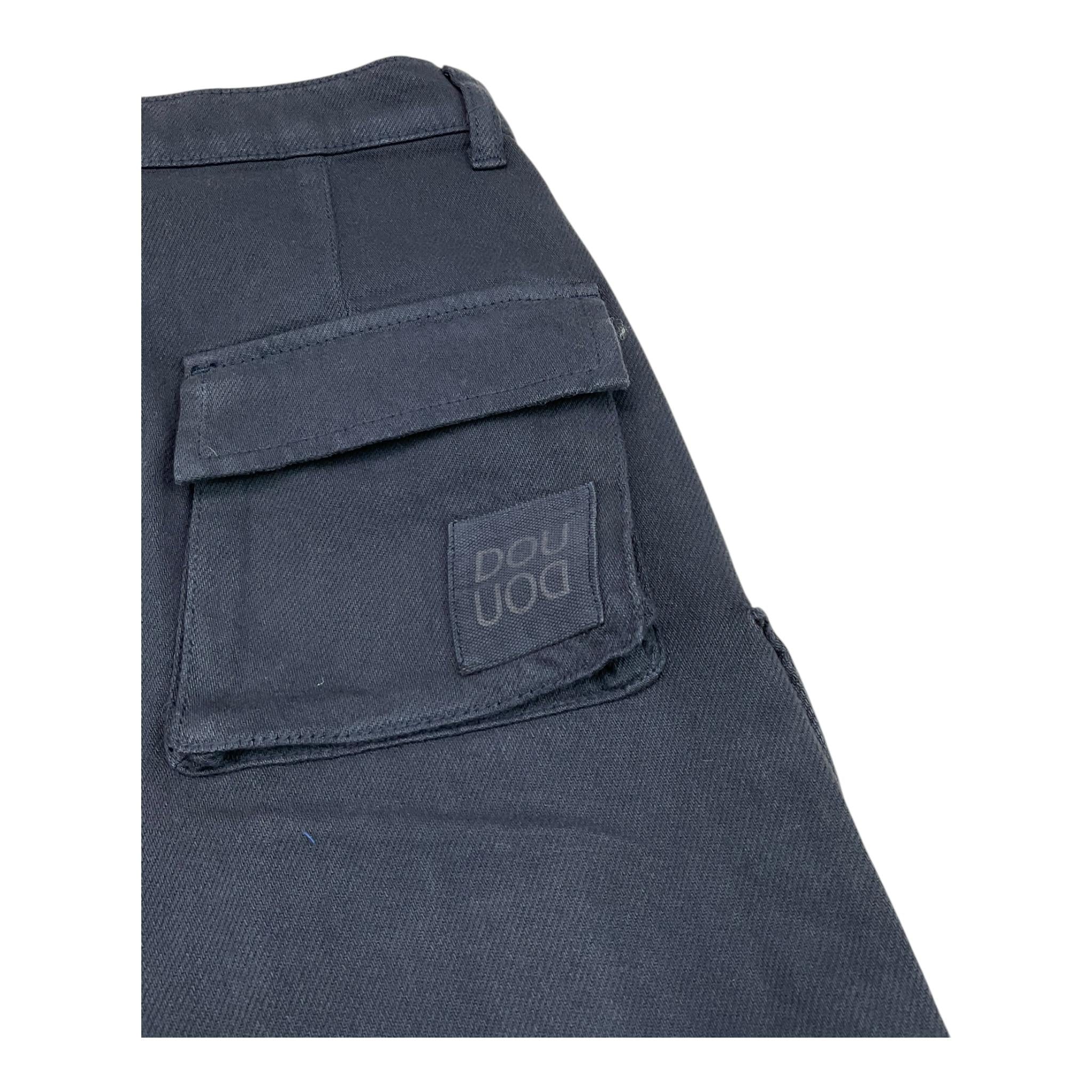 DOU DOU pantalone tinta unita modello cargo Blu per Bambino DV6P20X BLU DOU DOU 