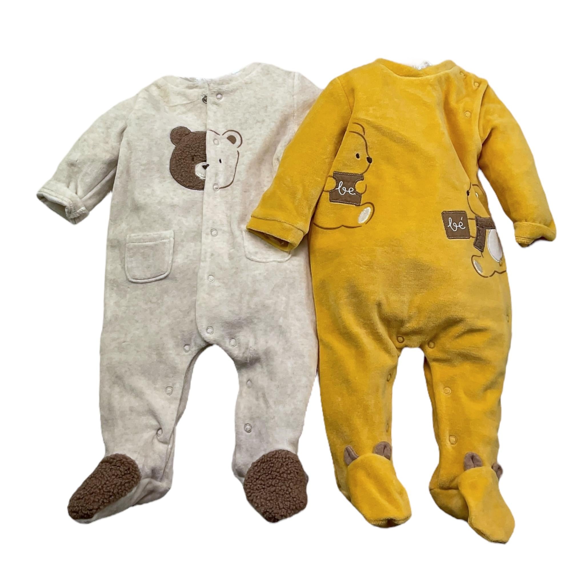 MAYORAL set tutina 2 pezzi manica lunga bicolore Giallo/beige per Neonato 2794 GIALLO/BEIGE MAYORAL 