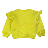 Philosophy Solid Color Crewneck Sweatshirt With Green Snoopie Print For Girls
