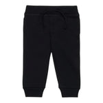 DSQUARED2 pantalone tuta tinta unita con logo Nero per Neonato DQ2056 NERO DSQUARED2 
