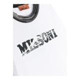 Missoni Crew Neck T-Shirt Solid Color With Print White For Boys