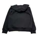 Icon Felpa Tinta Unita con Zip Cappuccio E Stampa per Bambino IBSW00593 NERO ICON 
