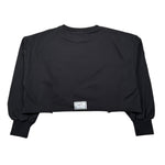 Imperial Felpa Chiusa Modello Crop Tinta Unita per Bambina LB39042G75 NERO IMPERIAL 