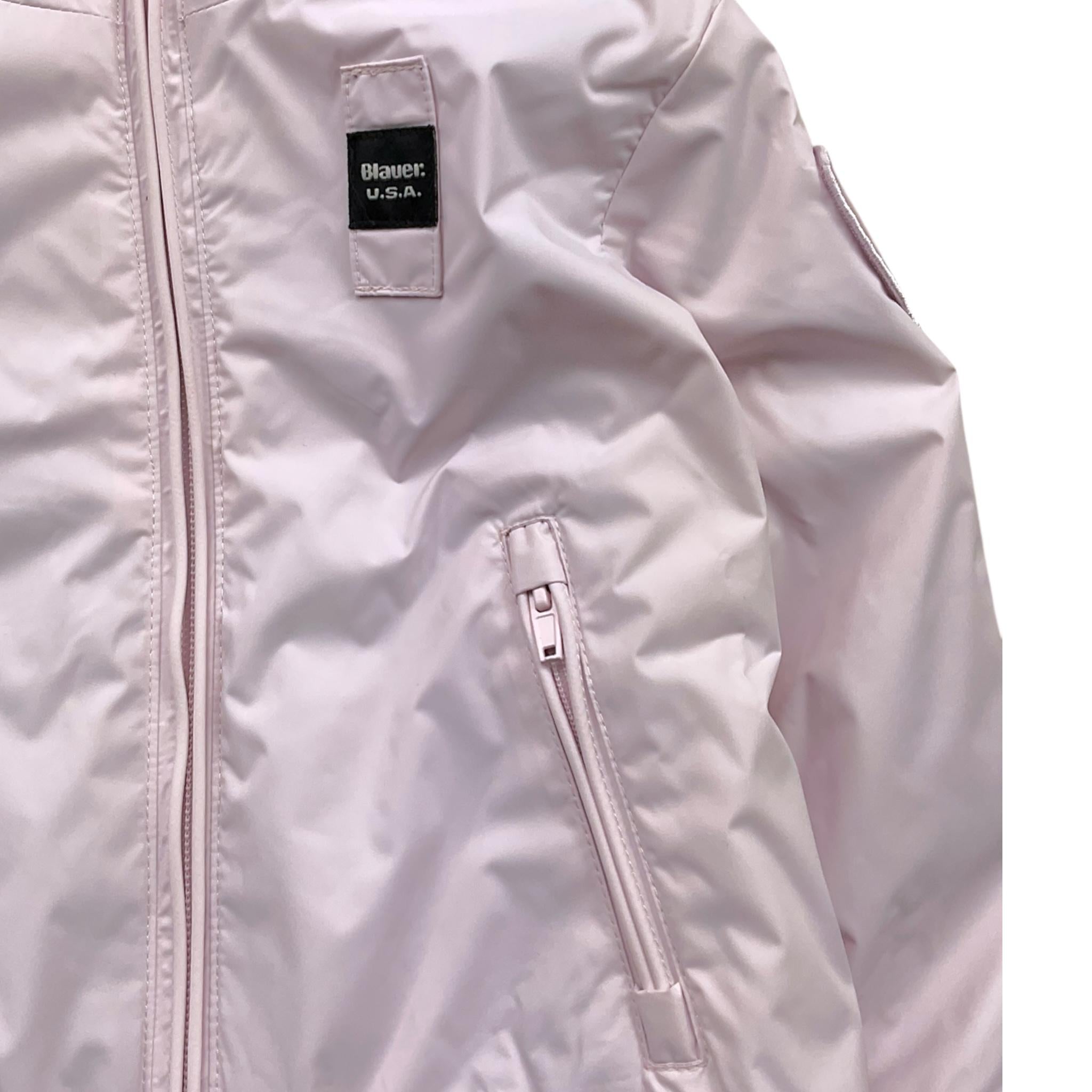 BLAUER giubbino tinta unita con zip e cappuccio Rosa per Neonata BR217958F ROSA BLAUER 